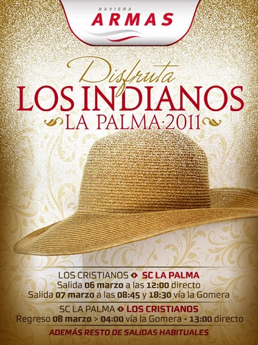 Naviera Armas se vuelca con los Indianos 2011