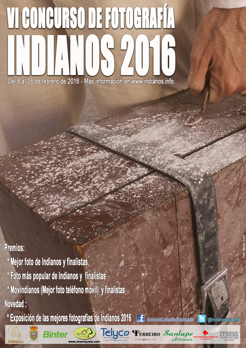 cartel concurso de fotografía indianos 2016